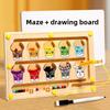 2 In 1 Magnetic Color Sorting Maze & Drawing Board Toddler Montessori Toys Number Matching Learning Counting Preschool Activity