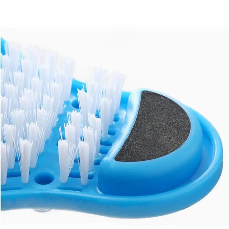 1 шт., скруббер для ног, массажер, очиститель, спа, отшелушивающая шайба, тапочки, инструменты для ванной, ванны, щетки для ног, удаление омертвевшей кожи