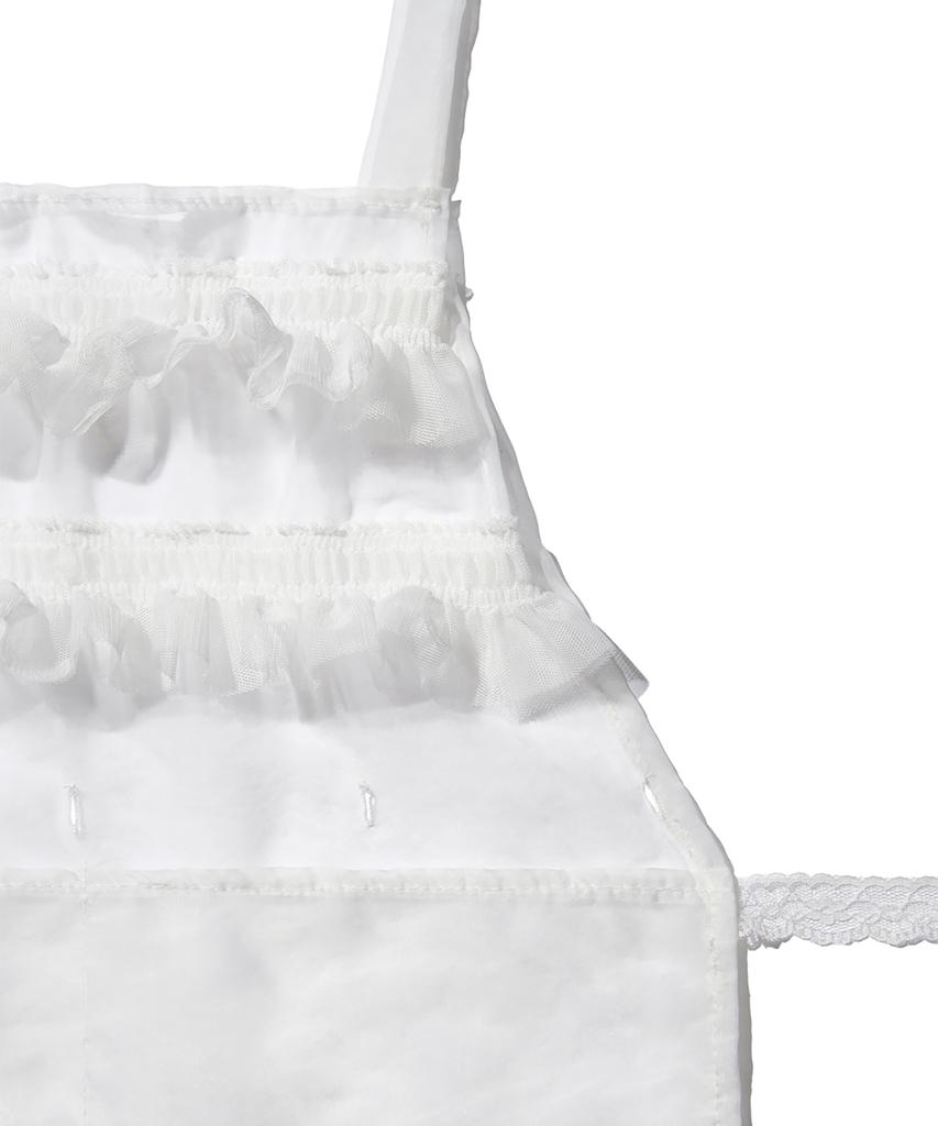 Peace Maker Ts 3Way Sheer Apron (White)