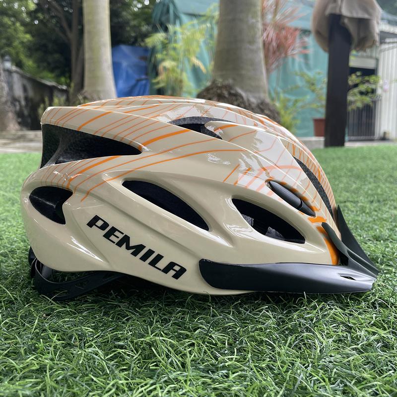 PEMILA 2024 New Ultralight Cycling Helmet Cycling Safety Cap MTB Bicycle Helmet For Women Men Racing Equipment Bike Helmet Visor