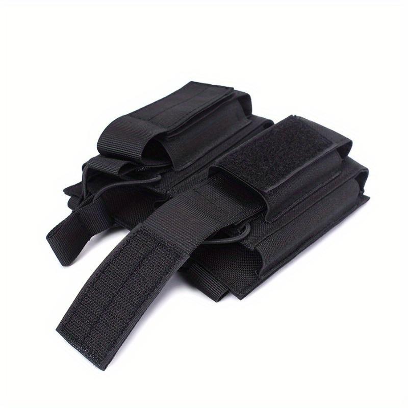 Tactical Molle Magazine Pouch Tactical Pouch Double Rifle Pistol Mag Pouch 2-Layer Cartridge Holder