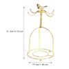 Metal Coffee Cup Stand Organizer Mug Holder Rack Space Saving Cup Cleanup Shelf Kitchen Countertop Display