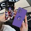 HSR Acheron Матовый ТПУ Чехол для Мобильного Телефона для Samsung Galaxy M55 54 42 35 34 33 32 23 22 15 14 13 12 F55 5G Цветной Чехол