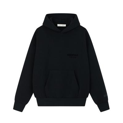 Fear of God Essentials Классическая толстовка Винтажный черный Мужские топы 192AS252052F