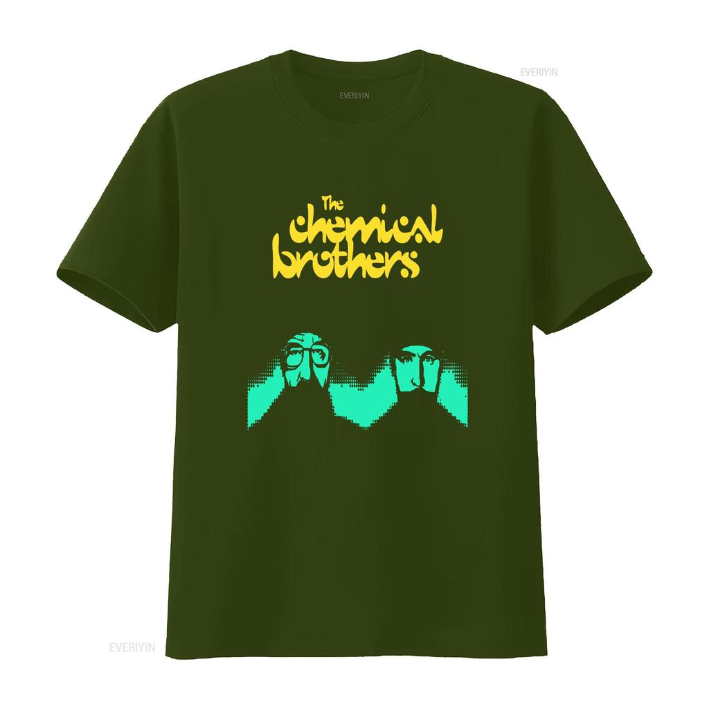 Футболка The Chemical Brothers Ретро Дизайн Высококачественная Печать Идеально для Фанатов винтажный Стиранный Универсальная Графическая Немного