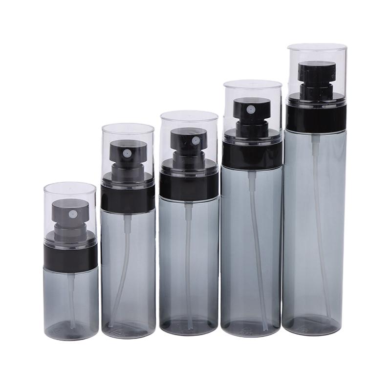 1 шт., 30 мл, 60 мл, 80 мл, 100 мл, 120 мл, распылительная бутылка с прозрачной крышкой, тонкий распылитель для разлива, портативная маленькая косметическая бутылочка для путешествий