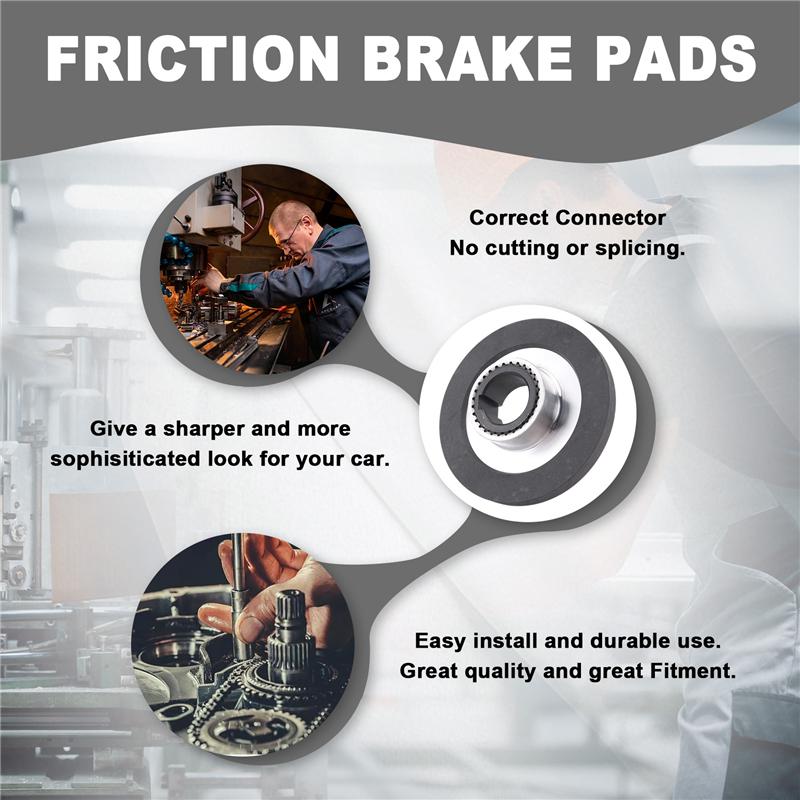 ABLZ-For YEJ132 Base Compatible 150MM Electromagnetic Brake Motor Brake Gear Discs Assembly Friction Brake Pads