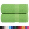 VidaXL Washcloths 2 Pieces FROGN Apple Green 30 X 30 Cm 100% Cotton 137016