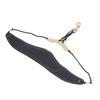 Saxophone Neck Strap Leather Breathable Adjustable Y Shape for Sax with Metal Swivel Snap Hook