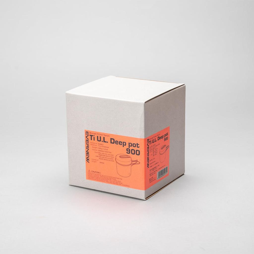 EVERNEW Ti Deep Pot 900 ECA617 U.L.