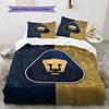 Комплект постельного белья с рисунком футбольной команды Pumas  Домашний декор  Подарок (1 пододеяльник + 2 наволочки без наполнителя)