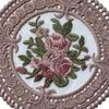 Коврик для пластины, изысканная вышивка, украшение для рабочего стола, круглая подставка для стола в стиле INS для фотофона