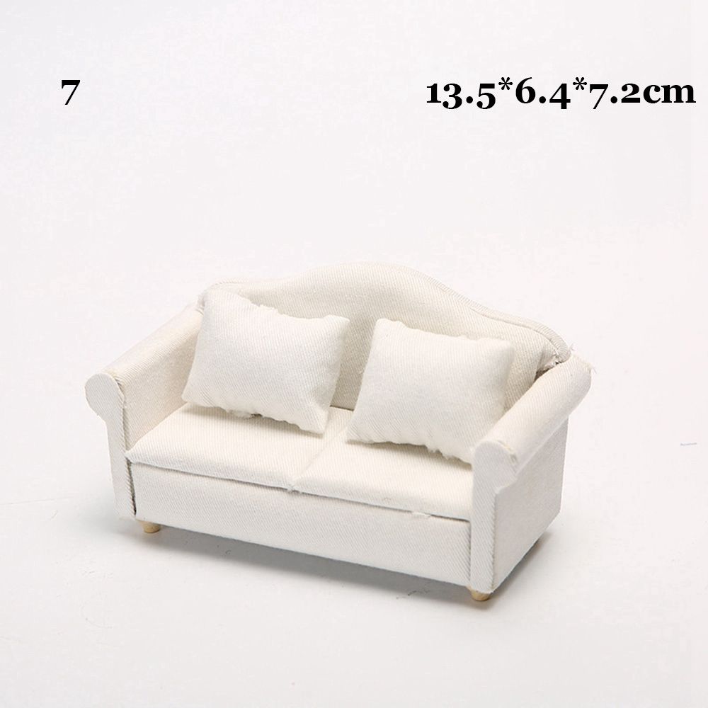 Children Decoration Dolls Miniature Soft Sofa Dollhouse Mini Furniture Toys Pretend Play Toy