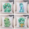 Чехол для подушки с изображением динозавра Юрского периода, декор, наволочка с милыми животными, детская комната, диван, домашний автомобиль