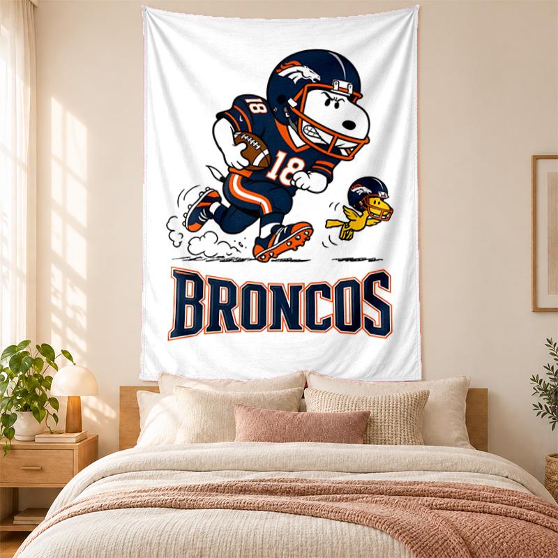 Denver Broncos Tapestry highquality for decorating living room bedroom dorm walls ideal as bedroom wallart orholiday gift