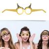 6 шт. Бумажные party-очки с прочной конструкцией, аксессуары для костюмов для новогодних танцев 2026 года и встреч на свежем воздухе