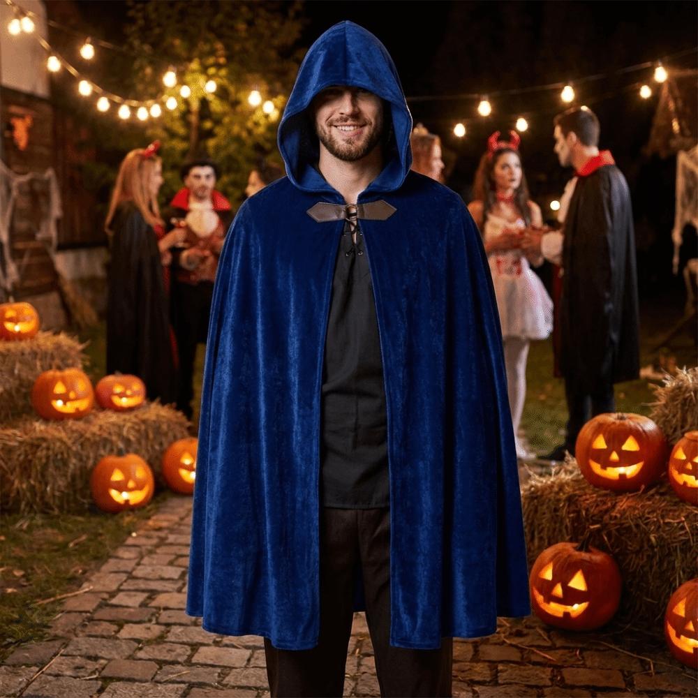 Fantasy Medieval Cloak Dark Style Cosplay Costume Practical Halloween Cloak Halloween Costume