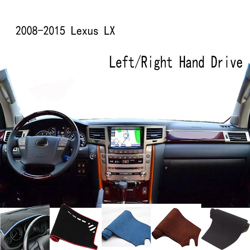 Для 2008-2015 Lexus LX 570 460 J2 Dashmat Dashboard Cover Instrument Panel Sunscreen Pad Decorations