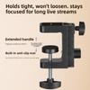 With Fill Light Mobile Phone Holder Adjustable Height Clamp Type Phone Holder  Live Learning