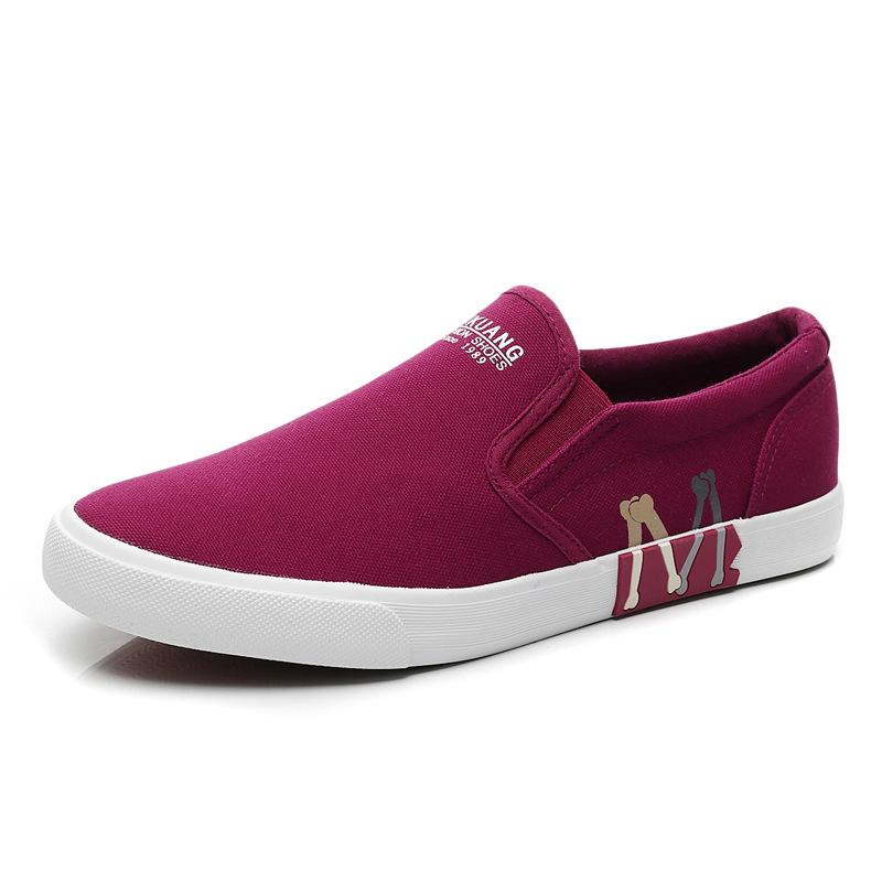 Новые летние повседневные мужские туфли, спортивные дышащие парусиновые туфли, мужские туфли без застежек в корейском стиле, мужские кроссовки, осень