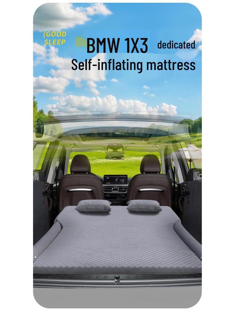 BMW iX3 Rear Seat Inflatable Car Mattress - Sleeping Pad for Trunk & Backseat