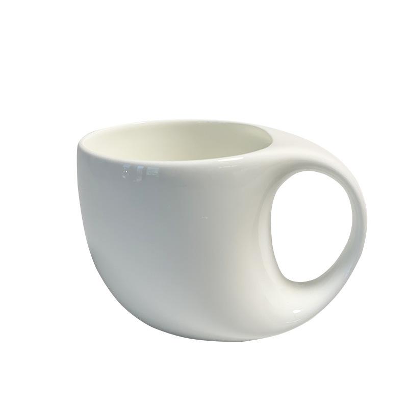 White Ceramic Coffee Cup Milk Tea Cups Water Cup Afternoon Tea Cup Milk Mugs Coffee Mugs Tea Mugs Drinkware Juice Cups Teacup
