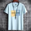 Men's Fashion Short Sleeves Casual T-shirt Comfortable Cotton Tee