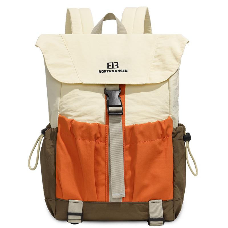 Outdoor Color Contrast Backpack Lightweight Sports Travel Bag Couple's Backpack Large Capacity Student Schoolbag