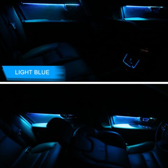 Mini USB LED Car Home Cinema Auto Interior Light Neon Atmosphere Ambient Lamp