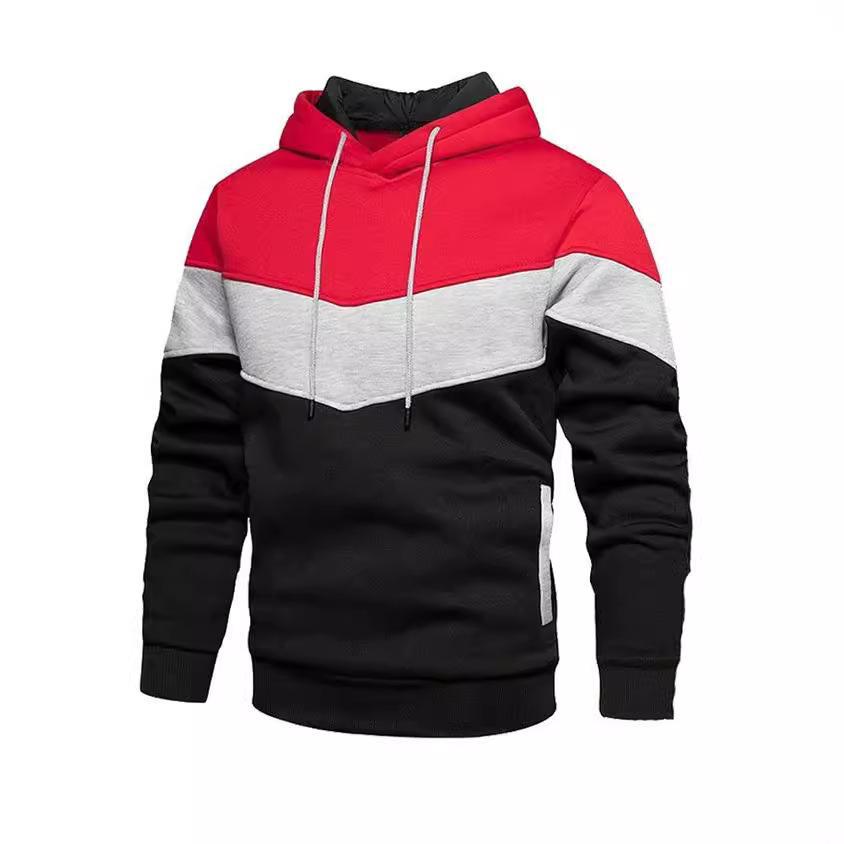 Men's Long-Sleeve Hooded Sweatshirt - Warm, Loose Casual Jacket for Autumn/Winter