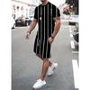 2025 New York Letter Print Мужской комплект с коротким рукавом и шортами Повседневная мужская футболка Уличная мода Спортивные шорты
