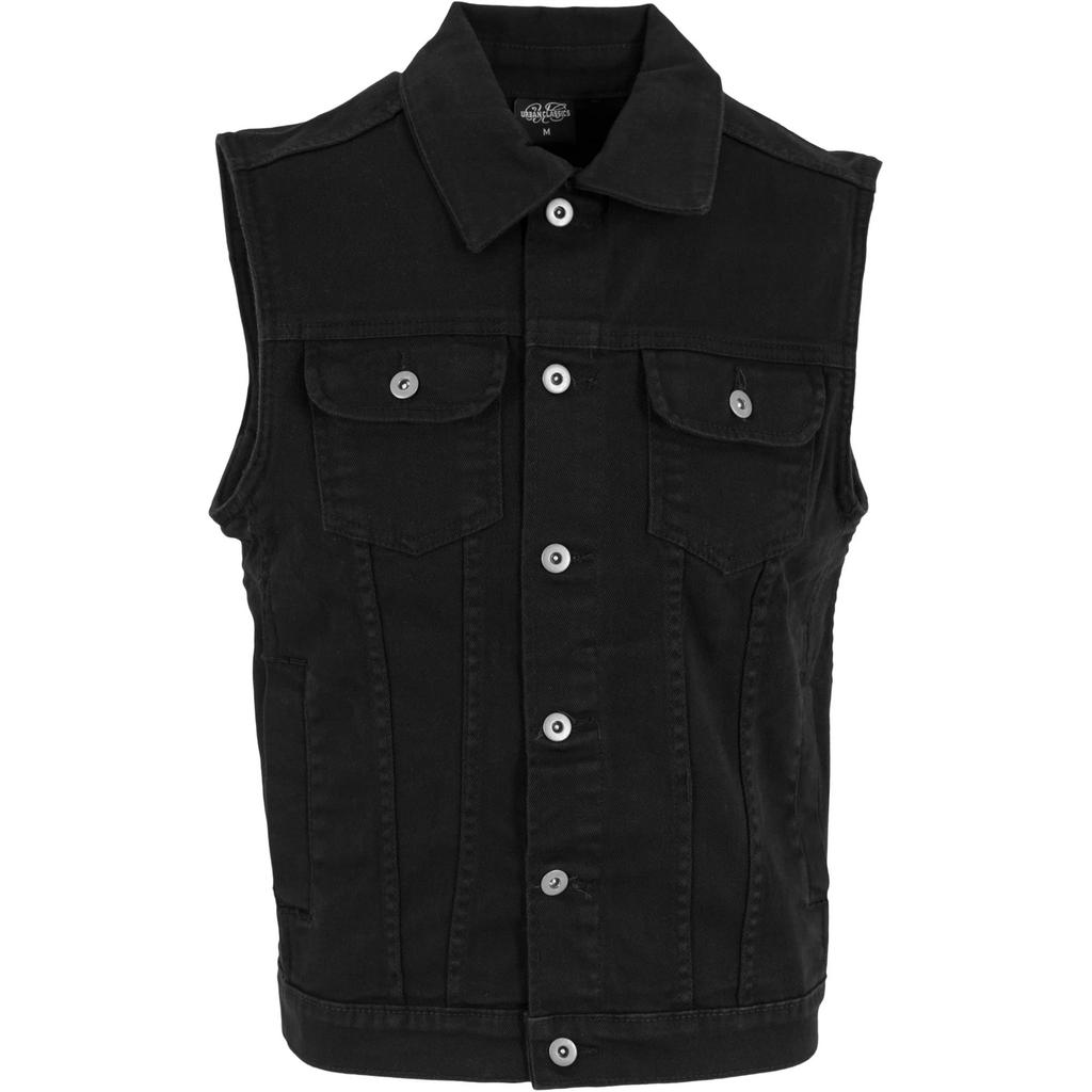 Urban Classics Mens Denim Gilet