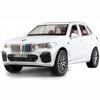 1:32 Совместимость с моделью внедорожника BMW X5, игрушечный автомобиль из цинкового сплава, игрушечный автомобиль со звуком и светом для детей, подарок для мальчиков и девочек