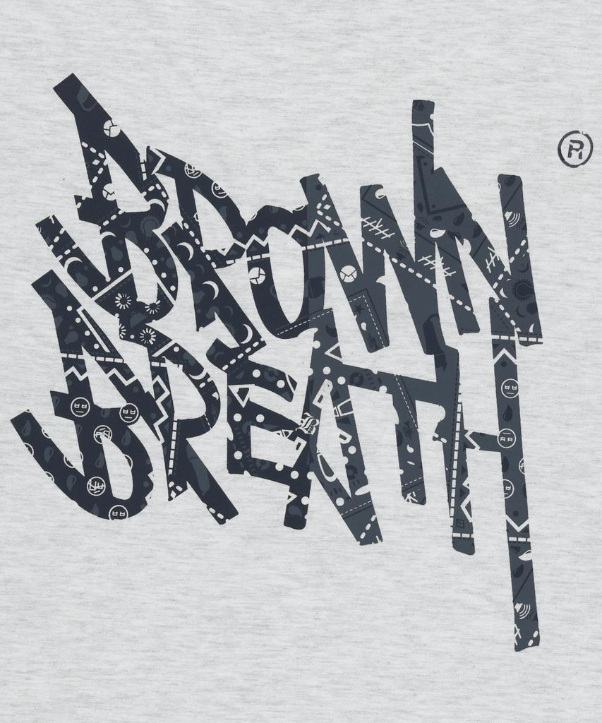 Футболка с биркой Paisley от BROWNBREATH - Пепельный