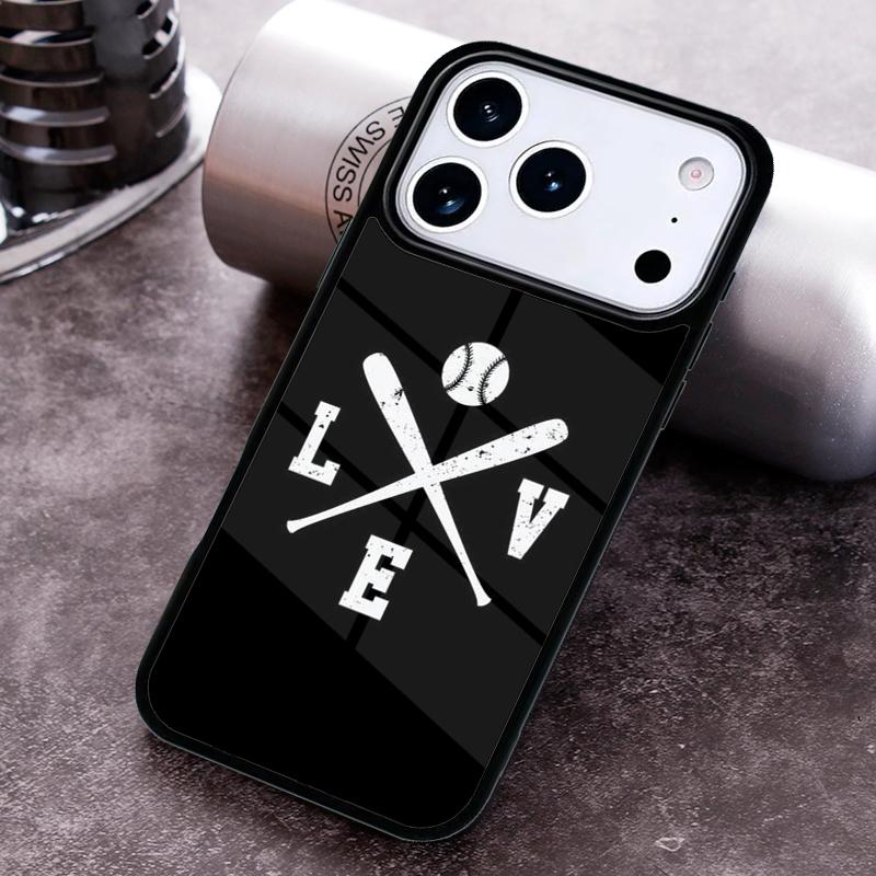 Love Baseball Phone Case for iPhone 17 16 15 Pro Max Air 14 13 12 11 Plus Shockproof Capa Cover