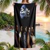 Пляжное полотенце Buffy Fashion: Идеально для летних приключений Мягкое, впитывающее и быстросохнущее, подходит для плавания и купания