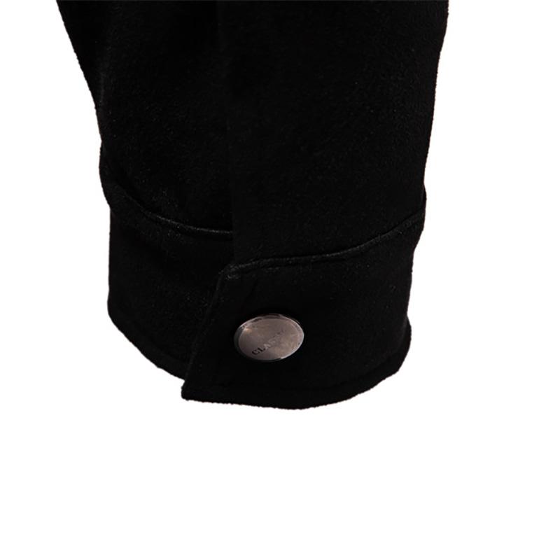 Callaway Вышитая осенне-зимняя новая модная однотонная универсальная мужская куртка из замши для спецодежды