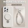 Magnetic Liquid Silicone Lanyard Phone Case For iPhone 16 Plus 13 15 14 16 Pro Max Magsafe Charge Strap Protector Soft Cover