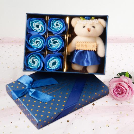 Нежная подарочная коробка с розами, красивый яркий цвет, подарок для взрослых, сексуальная одежда