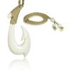 Ожерелье Hawaii Maui Hand Cut Bone Fishhook Replica, вдохновленное фильмом «Моана» и группой Zac Men's Brown's.