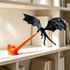 Flame Effect Dragon Bookshelf Decor Lamp LED Light Bookshelf Ornament  Bookshelf Decor