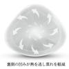 [Mycopuera] Накладка для груди при раке, Для купальника/Водного использования, Мастурбационная накладка, Прозрачная силиконовая накладка, Горячие источники/Ванна (150г)