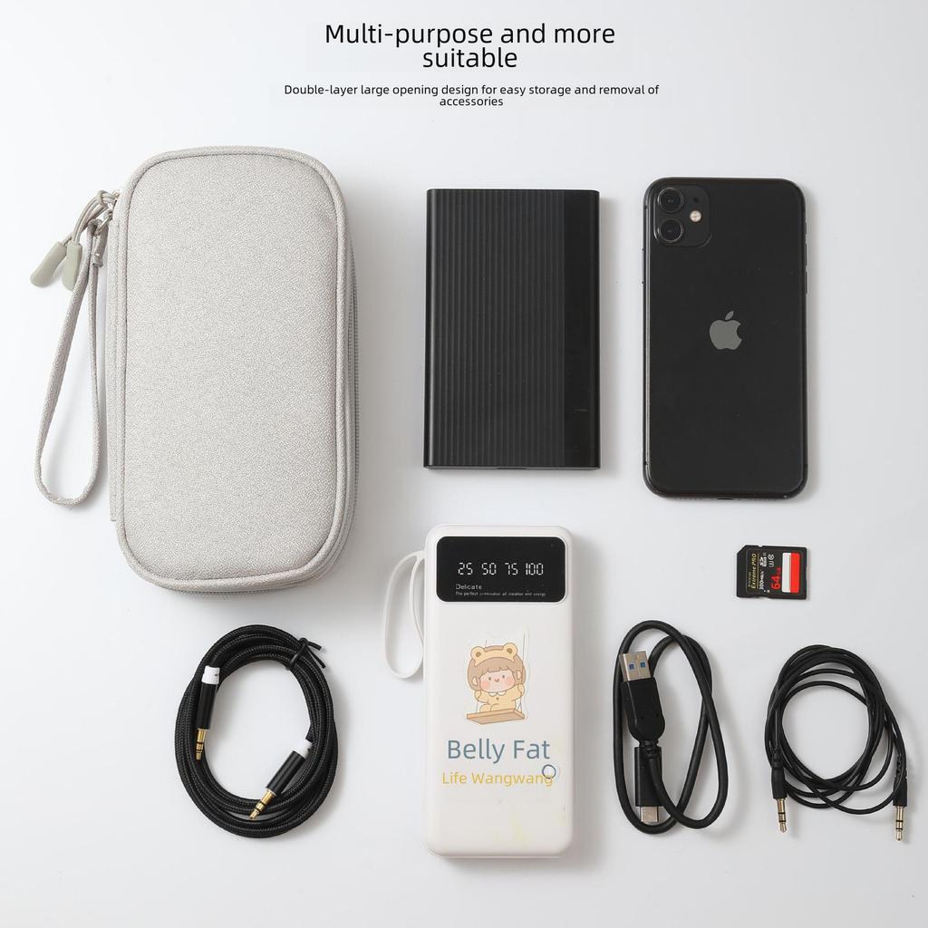 Сумка для цифрового хранения кабелей, зарядных устройств, USB-накопителей, наушников и жестких дисков