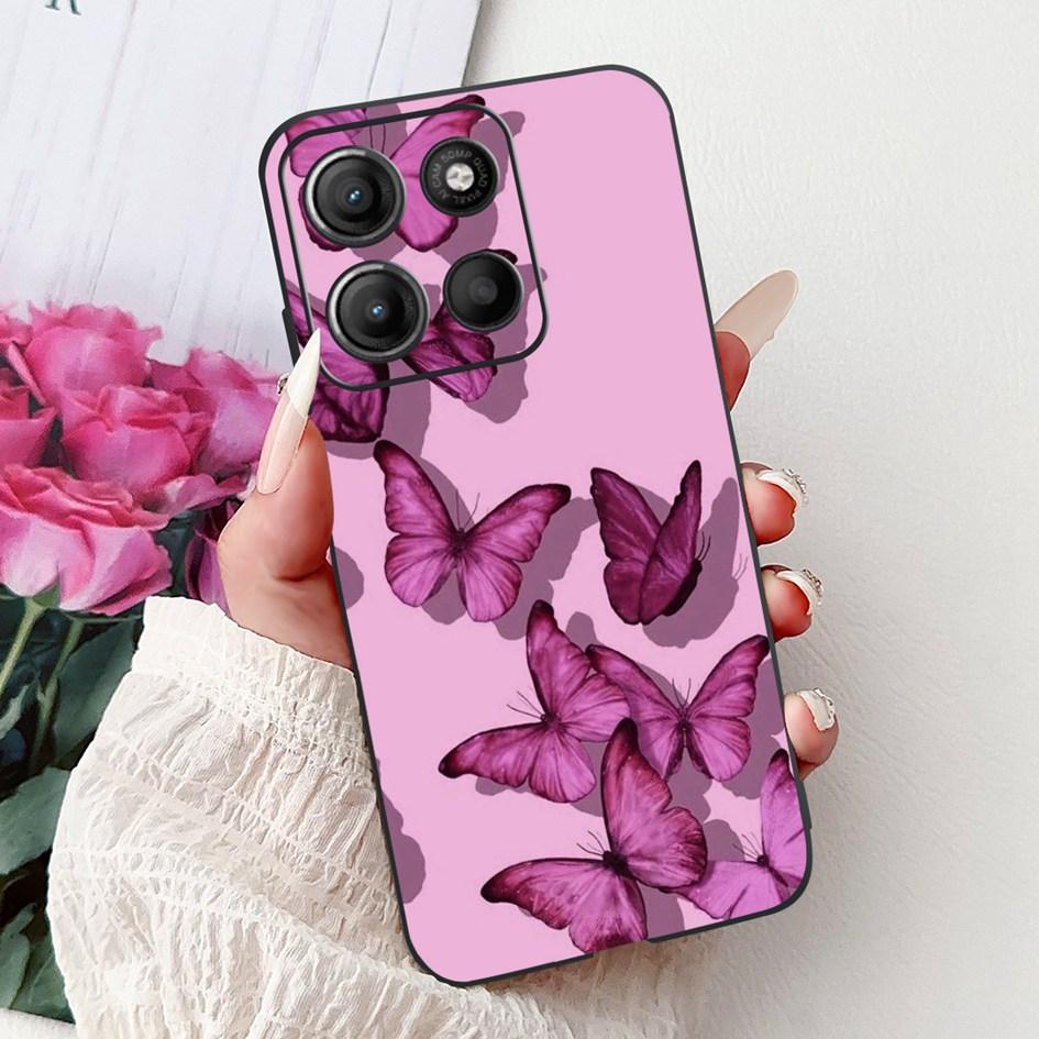 Силиконовый чехол для Motorola Moto G15 G75 2024 Cover Милый Панда Лев Ударопрочный ТПУ Чехлы для телефона Для MotoG15 MotoG75 G 75 G 15 Etui