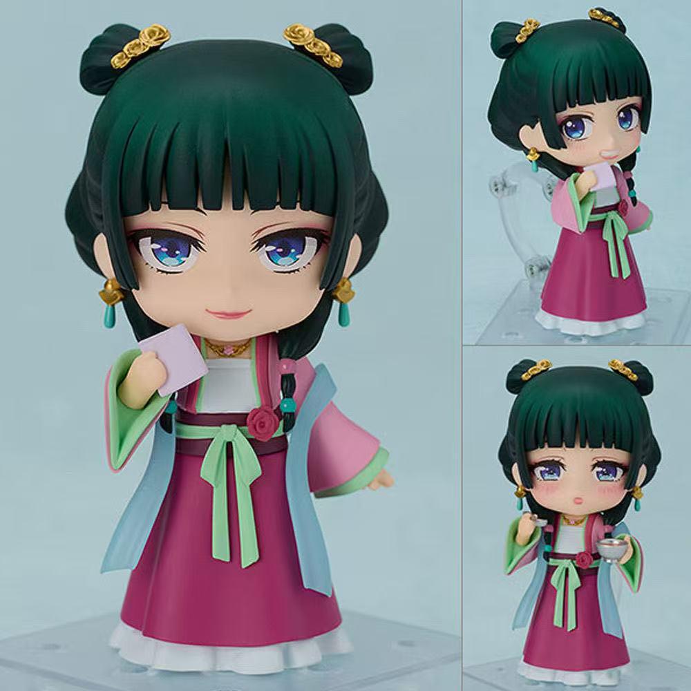 Q Version Anime Girl Figure: Cute, Beautiful, Replaceable Face Toy Ornament - Ideal Birthday Gift