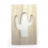 Graine Créative - Tableau grillage en bois Cactus 15x24cm