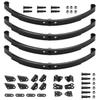 1/14 Tamiya RC Truck Steel Leaf Spring Set Front/Rear Suspension & Lifting Lugs for Tractor Trailer Model Car Replacement Parts