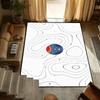 Game Starfields Small Carpet Bedside Kitchen Bath Living Home House Bedroom Floor Mat Doormat Rug Decoration