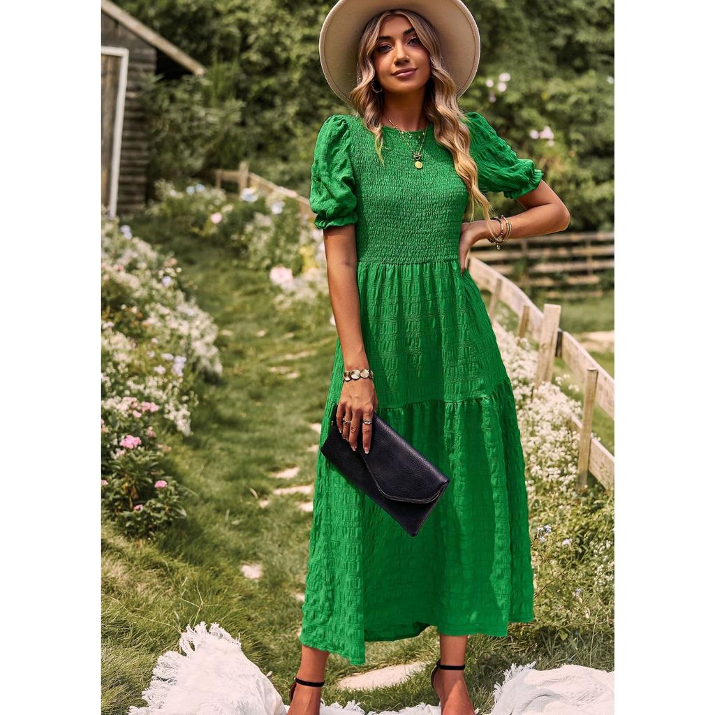 YNIQUE Темпераментное Повседневное Платье для Отпуска Весна/Лето Платья А-силуэта с Коротким Рукавом