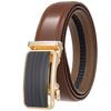 1 шт. Модный универсальный деловой мужской ремень, ремень из коровьей кожи с автоматической пряжкой, мужской ремень Ly36-35576-1